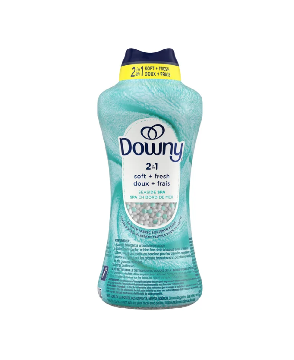 Downy 2-in-1 Soft + Fresh Fabric Softener Seaside Spa, 910 g