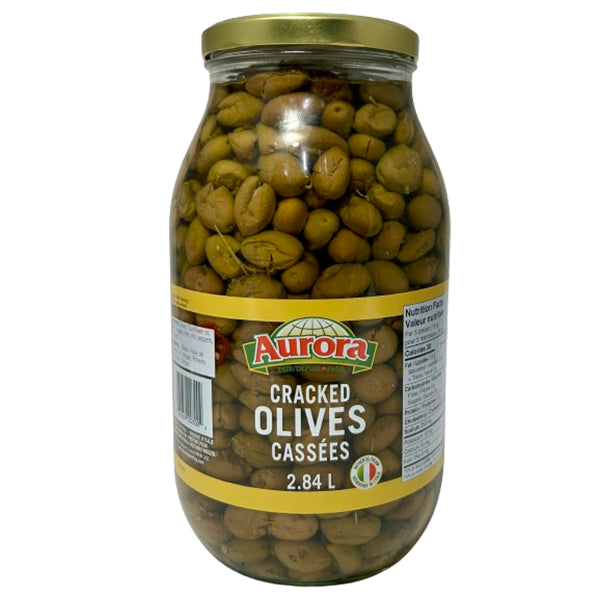 Aurora Calabrese Olives Cracked 2x2.84 L