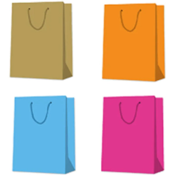 EPC Solid Colour Medium Giftbag Blue Bright Pink Orange Gold