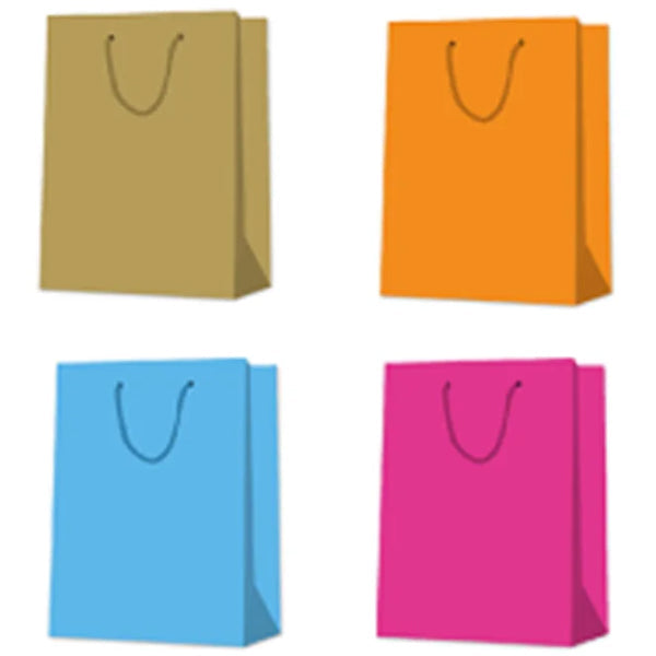 EPC Solid Colour Large Giftbag Blue Bright Pink Orange Gold