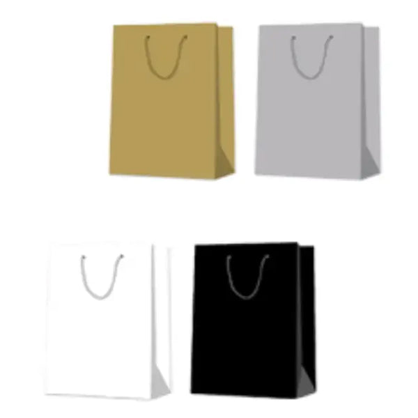 EPC Solid Colour Jumbo Giftbag Gold Silver White Black