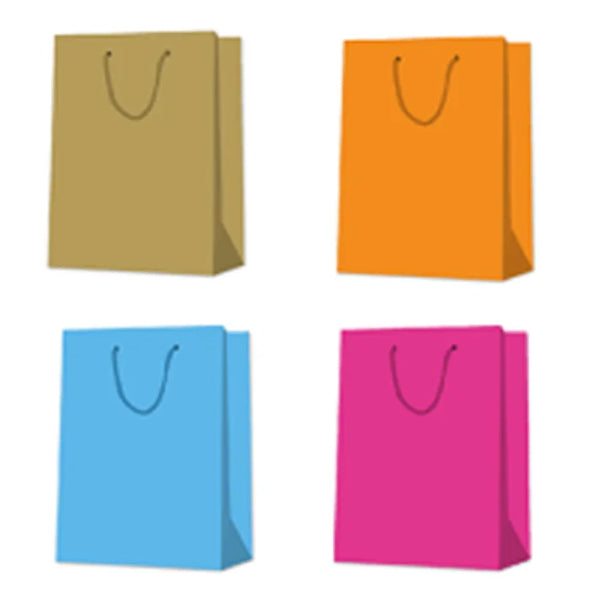 EPC Solid Colour Jumbo Giftbag Blue Bright Pink Orange Gold