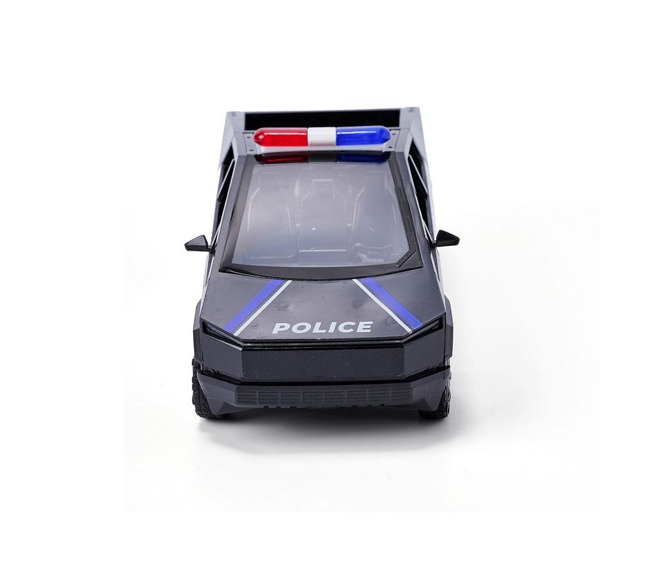 POLICE CYBERTRUCK R/C 27MHZ 4"X4"X12"