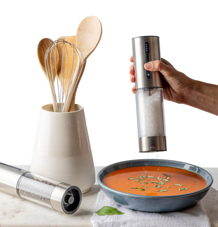Trudeau OneTouch Electric Salt and Pepper Mills