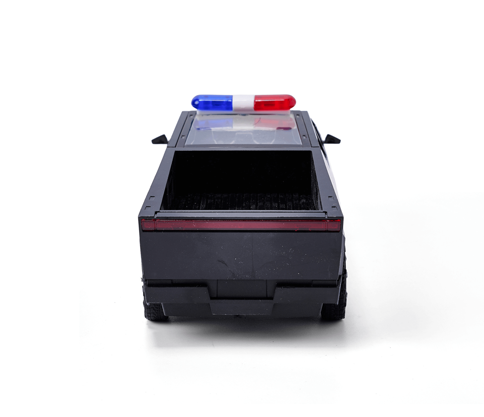 POLICE CYBERTRUCK R/C 27MHZ 4"X4"X12"
