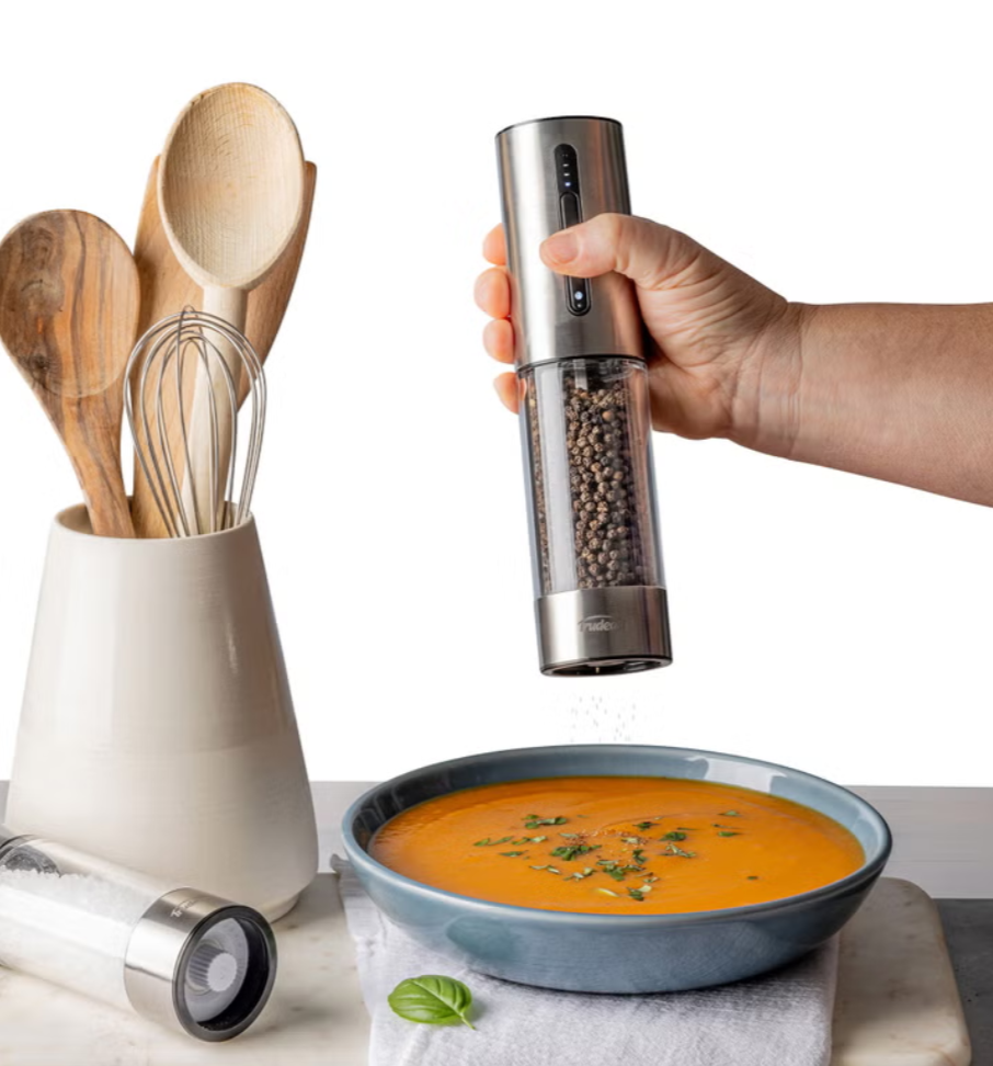 Trudeau OneTouch Electric Salt and Pepper Mills