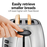 HAMILTON BEACH 22220 2 Slice Toaster with Sure-Toast™ Technology Stainless Steel