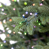 7,5ft Pre-Lit Artificial LED Twinkle Christmas Tree, 1,850 Radiant Micro Dot LED lights with Twinkling effects