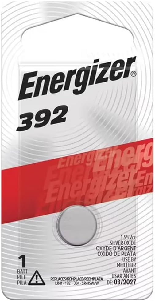 Energizer 50211 Battery Silver Oxide 392