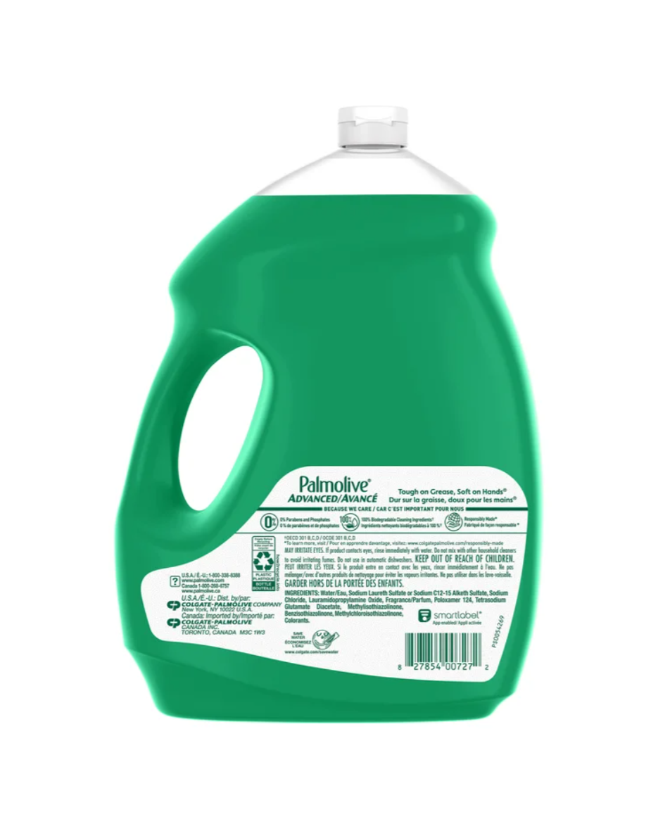 Palmolive Advanced Dish Liquid, 4.27 L