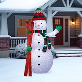 2.74 m (9 ft.) Snowman with Twinkle Lights