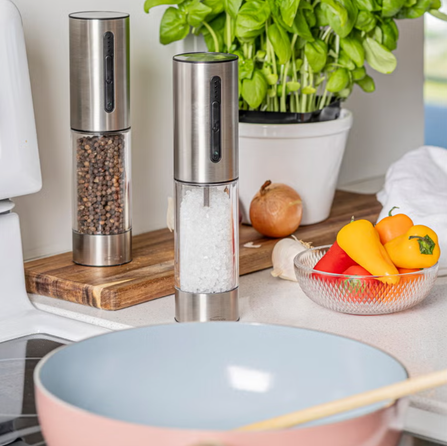 Trudeau OneTouch Electric Salt and Pepper Mills