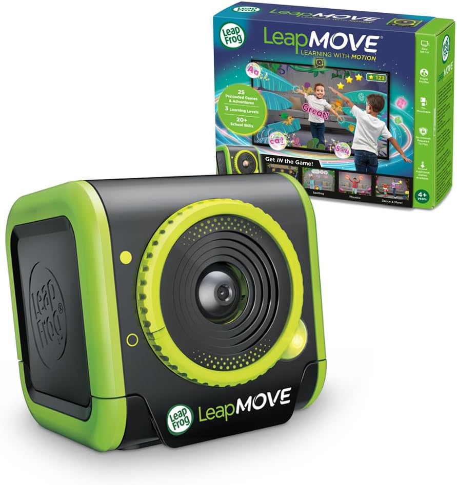 Leapfrog LeapMove 25 Preloaded Games Learning Game Console for Kids Ages 4-7 English Version