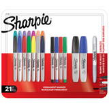 Sharpie Assorted Permanent Markers 21 ct Colours