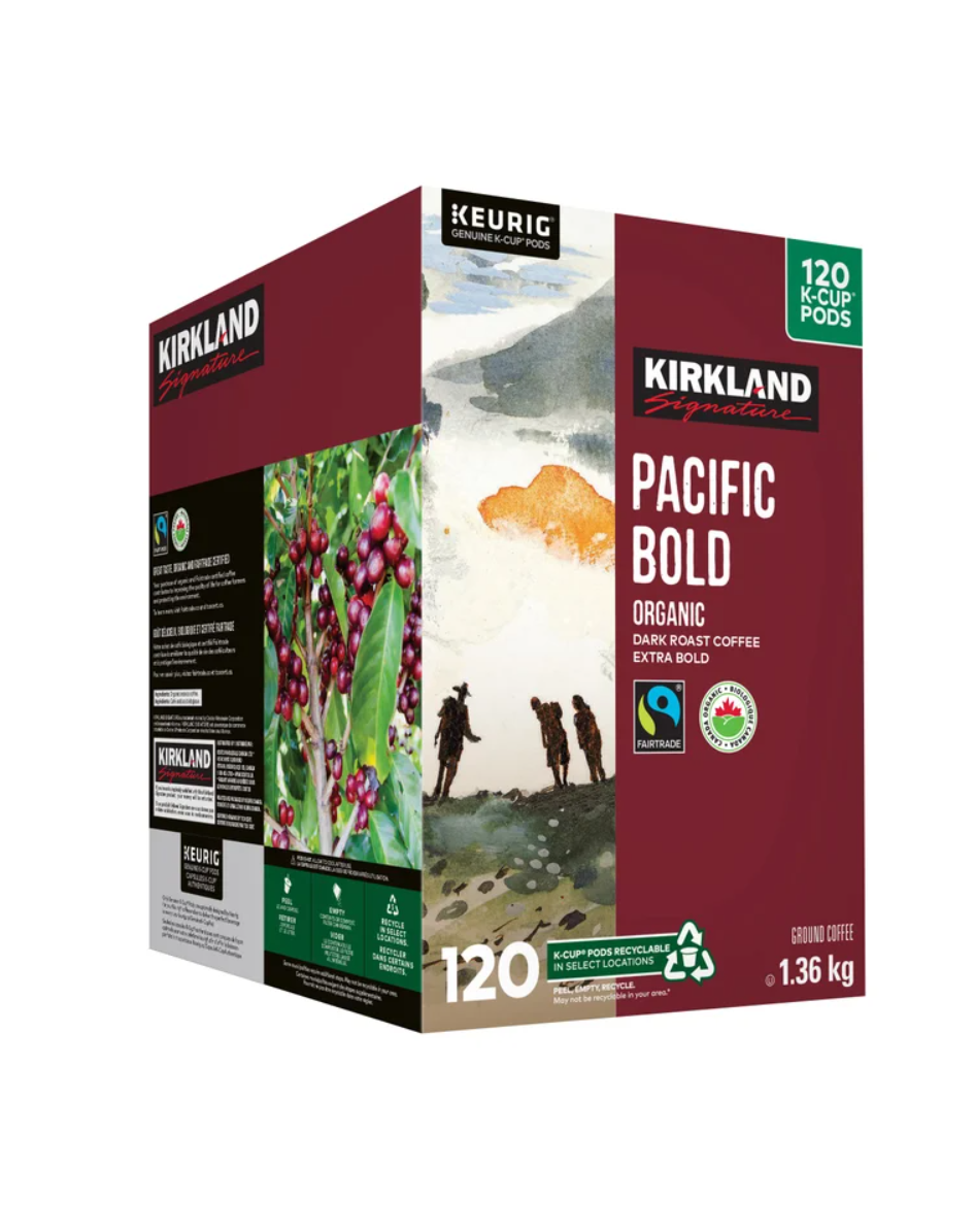 Kirkland Signature Organic Coffee K-Cup Pods, 120-count