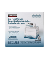 Kirkland Signature Dry Facial Towels, 50-count