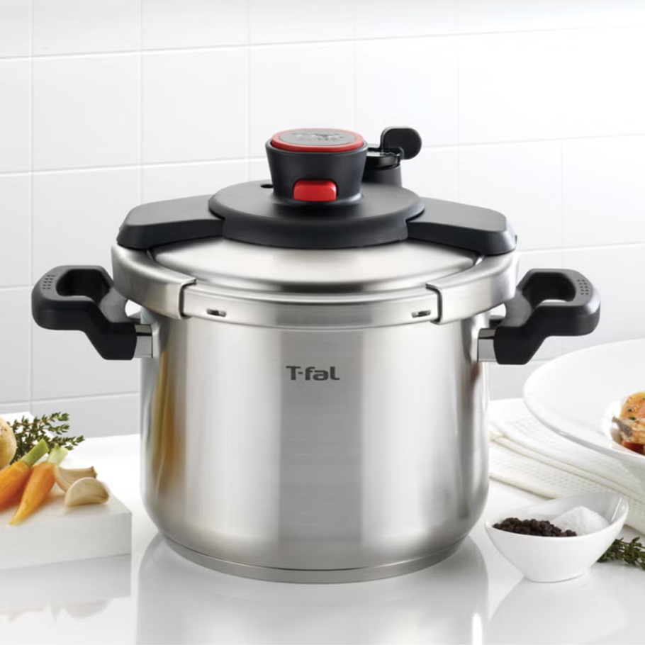 T-fal Clipso Stainless Steel Pressure Cooker, 7.6 L (8 qt.)