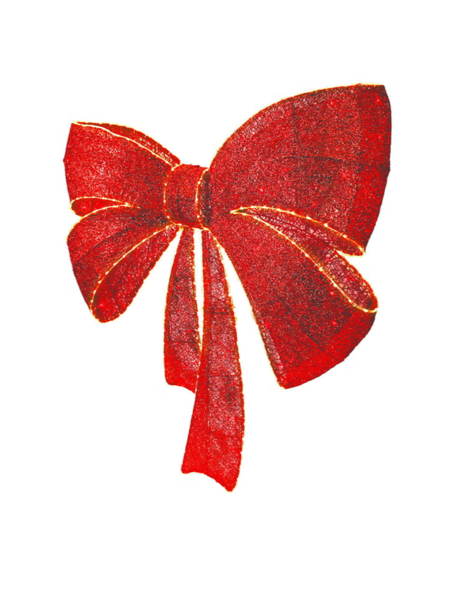 121.9 cm (48 in.) Red Bow