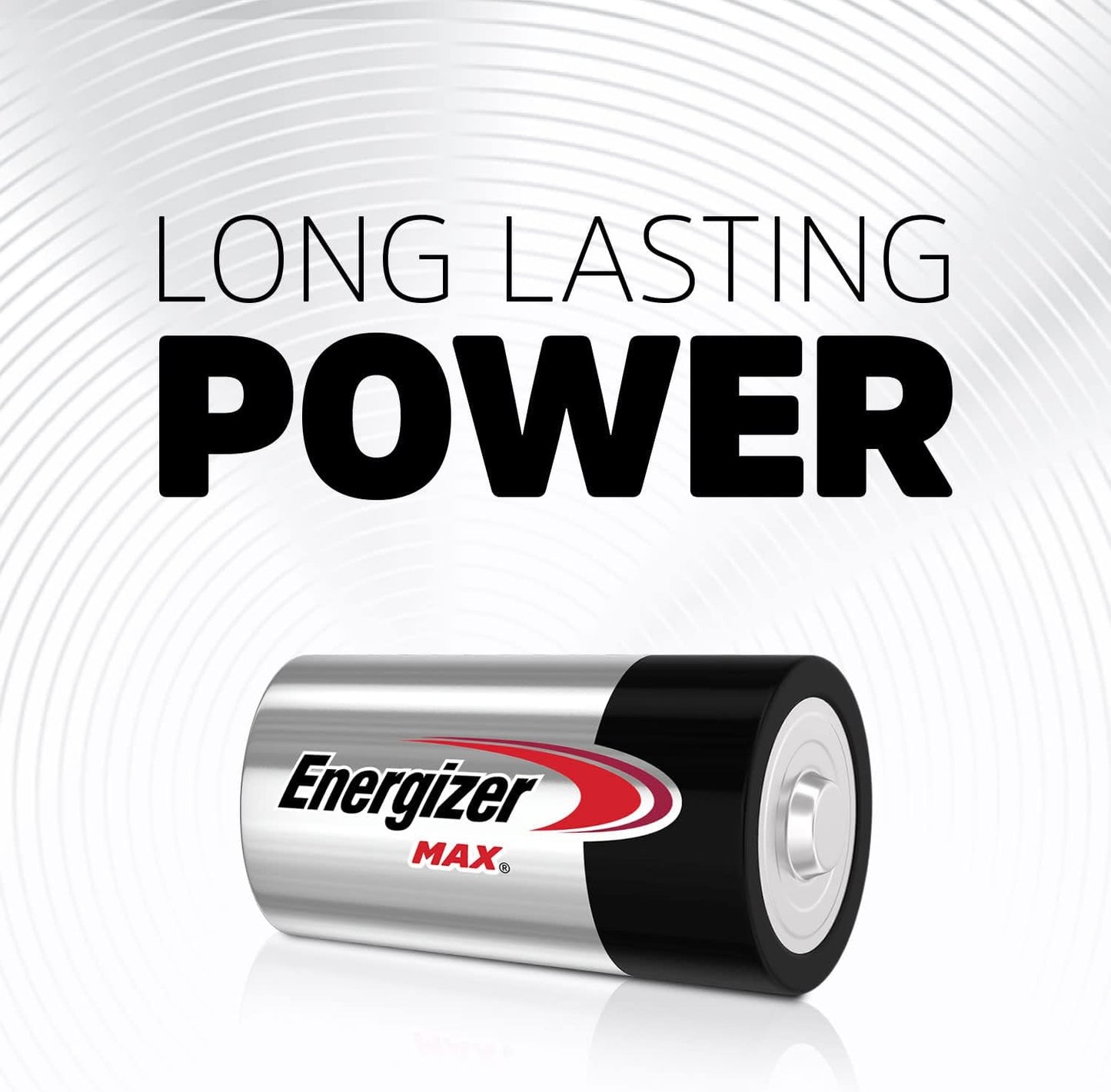 Energizer MAX D Batteries (2 Pack), D Cell Alkaline Batteries