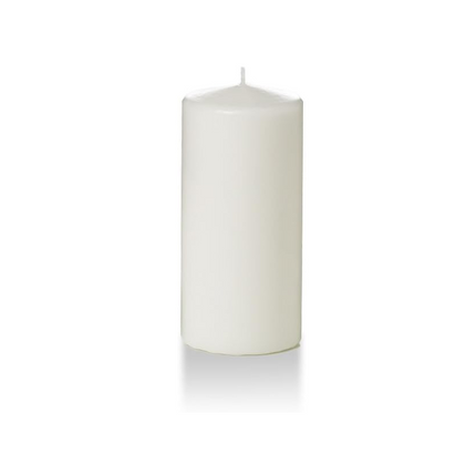 Yummi 3" x 6"  Round Pillar Candles - 3 per Pack