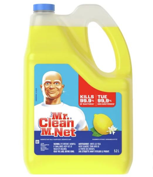Mr. Clean , Multi-Purpose Cleaner - Summer Citrus - 5.2 L , Yellow