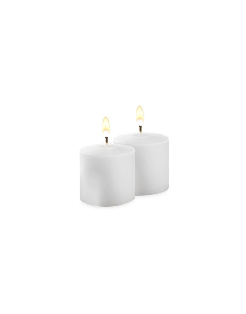 Yummi Case of 288 Wholesale 10hr Unscented White Votive Candles