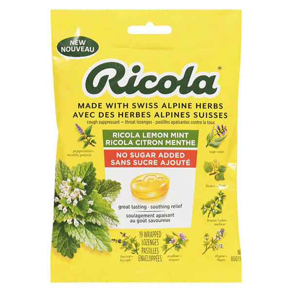 Ricola Bag Lemon Mint 75 g