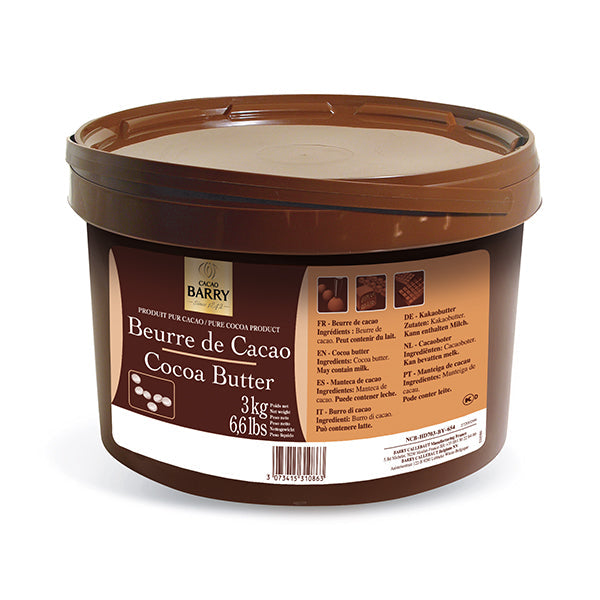 Cacao Barry Cocoa Butter 3 kg
