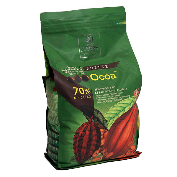 Cacoa Barry Cocoa 70% Pur Noir 5 kg
