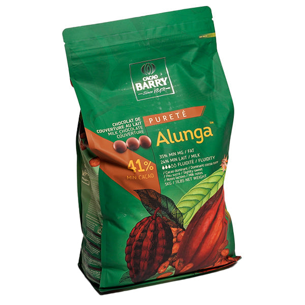 Cacao Barry Cb Alunga Milk Chocolate Pistoles 5 kg