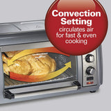 HAMILTON BEACH Easy Reach Convection Countertop Oven - 31434