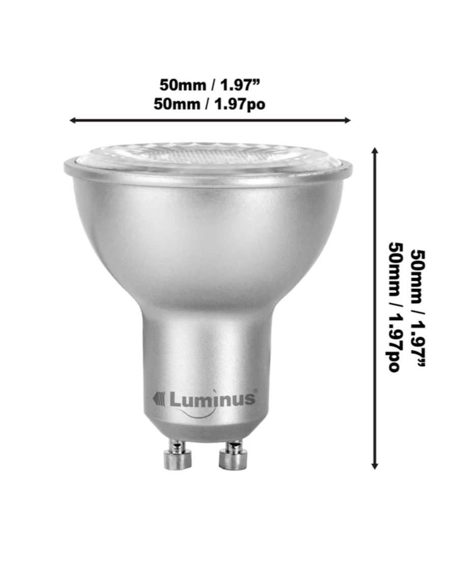 Luminus LED Elite 7W GU10 500 lumens Dimmable