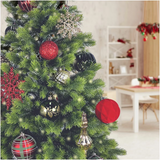 CGH Shatter Resistant Christmas Tree Ornament Set 80 Pieces Red Green