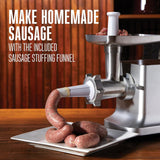 WESTON 33-1301-W #12 Electric Meat Grinder & Sausage Stuffer