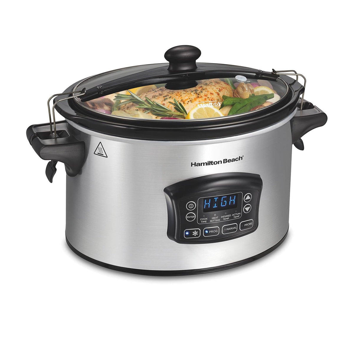 HAMILTON BEACH 33769C Set N Forget 6 Quart Slow Cooker