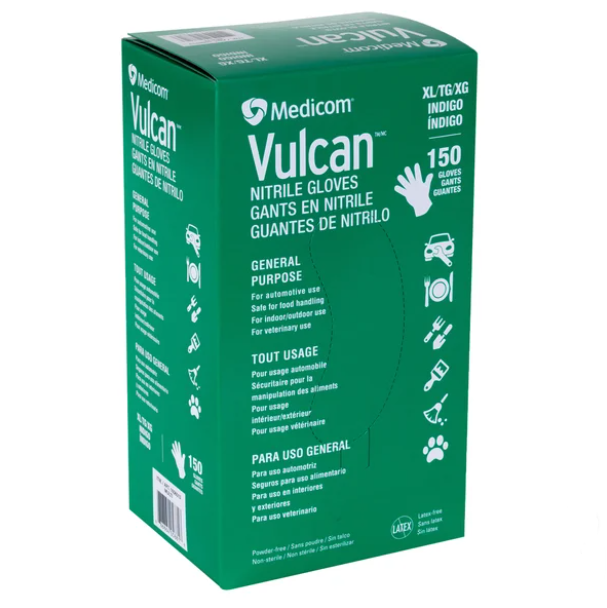 Medicom Vulcan General-Purpose Nitrile Gloves 