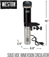 WESTON Sous Vide Immersion Circulator - 36200