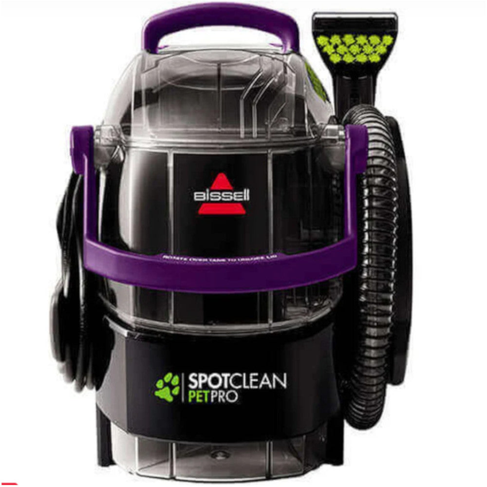 BISSELL 3624N SpotClean Pet Pro Portable Carpet Cleaner - Factory serviced with Home Essentials warranty