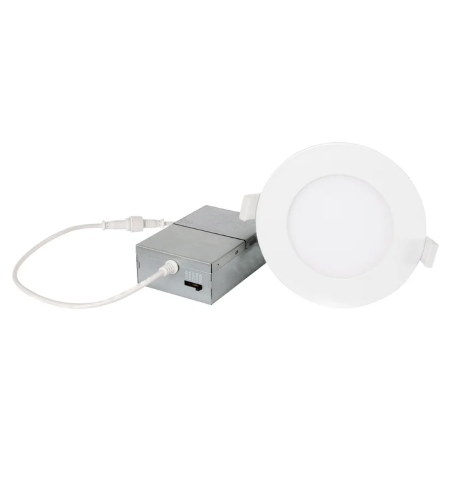 Luminus 4 in. 5CCT Recessed Panel Light Kit