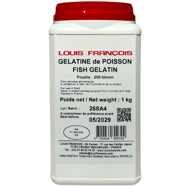 Louis Francois Gelatin Bloom 200 (fish Gelatin) 1 kg