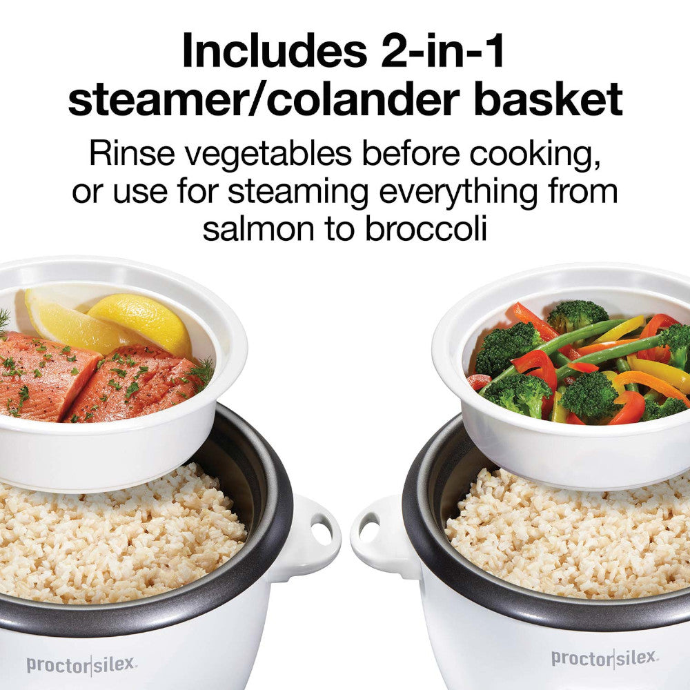 PROCTOR SILEX 37533G 10 cup capacity, rice cooker & food steamer