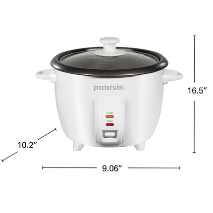 PROCTOR SILEX 37533G 10 cup capacity, rice cooker & food steamer