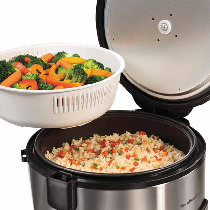 HAMILTON BEACH 20 Cup Digital Rice Cooker - 37543C