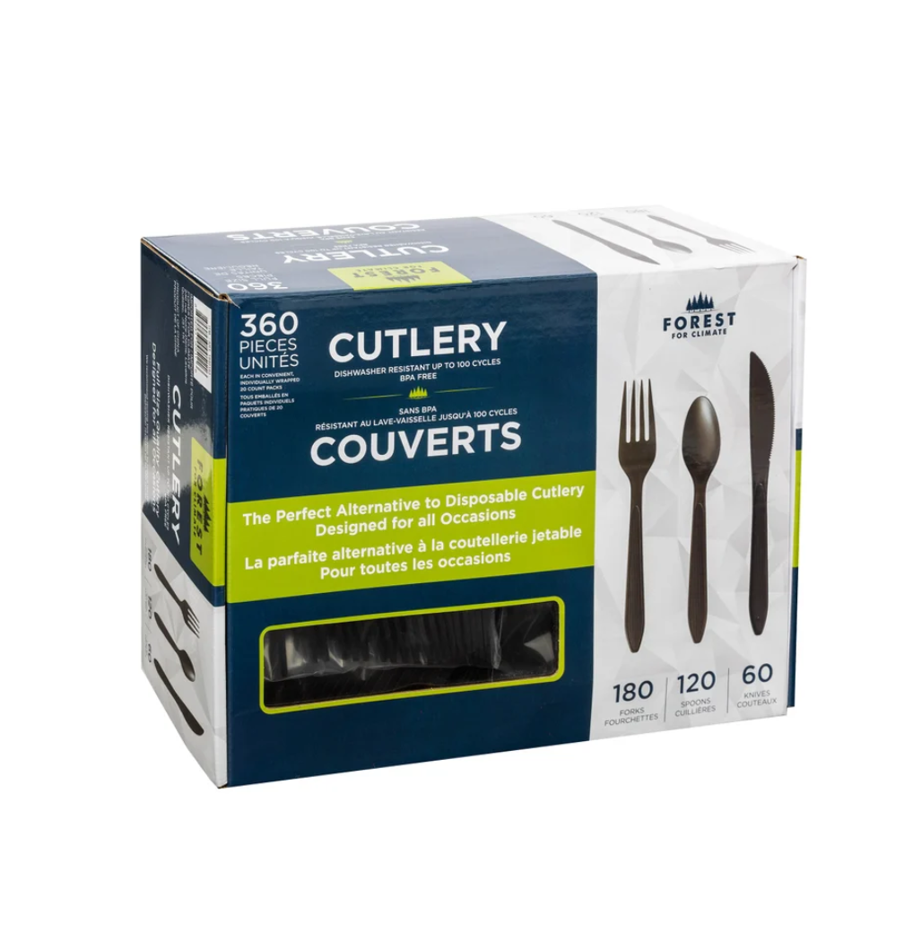 Forest For Climate Cutlery, 360 Pieces
