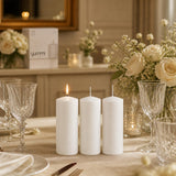 Yummi 3" x 6"  Round Pillar Candles - 3 per Pack