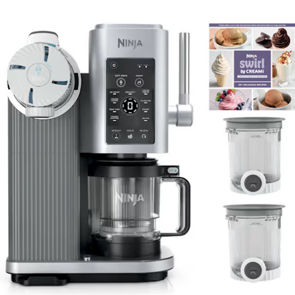 Ninja CREAMi Swirl Ice Cream and Soft Serve Maker NC701C