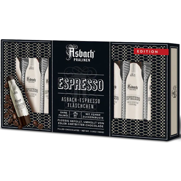 Asbach Espresso Bottle Dark Chocolate Box 100 g