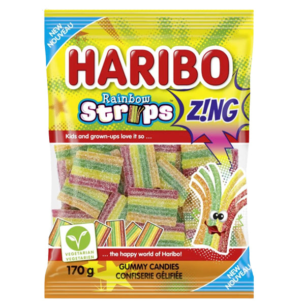 Haribo Rainbow Strips 170 g