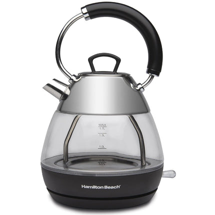 HAMILTON BEACH 1.7L Glass Kettle - 40896C