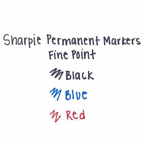 SHARPIE FINE POINT MARKER 3PCS